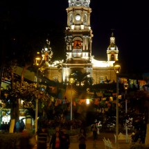 Church Iglesia de Guadalupe in the center of Puerto Vallarta